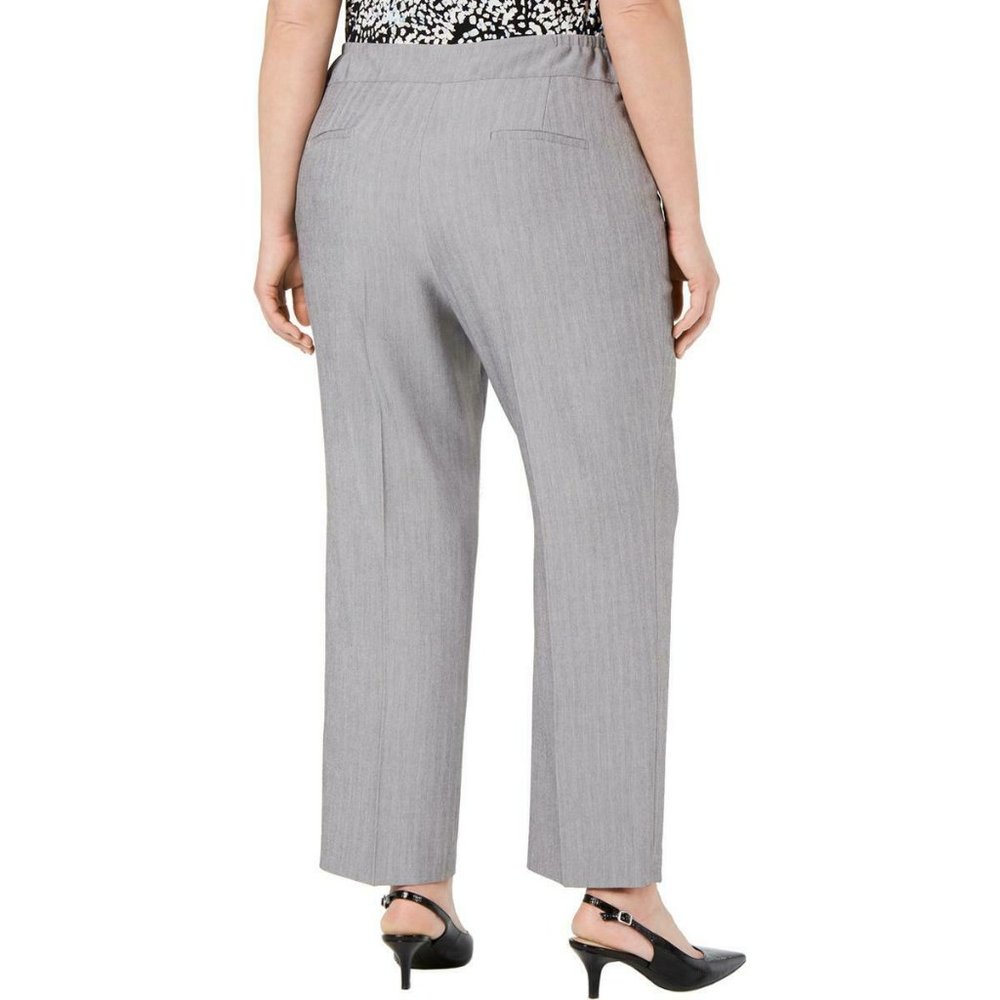 NWT KASPER WOMEN'S HERRINGBONE SLIM PANTS CASU - Picture 2 of 2